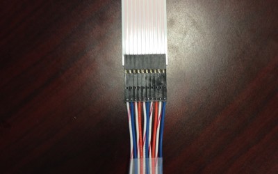 Discrete wire to flat cable